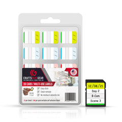 SD Memory Card Label Stickers Custom design